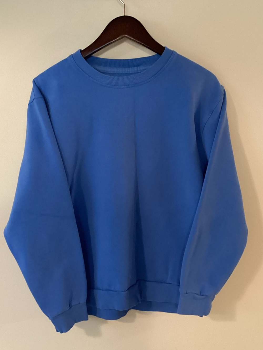 lululemon athletica Men’s Ocean Blue Crewneck Sweatshirt